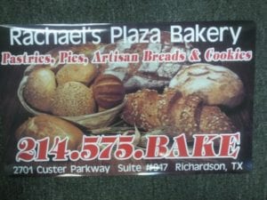 Car magnet with images for artisan bread for bakery